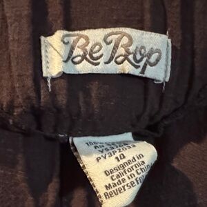 BeBop Brown Capris with Branded Script Label size 14